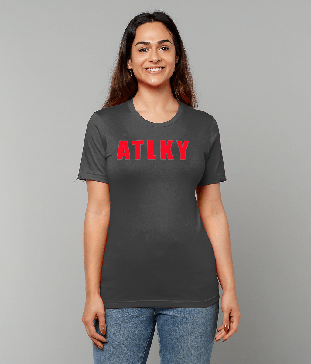 ATLKY Red & Dark Grey Heather Tee