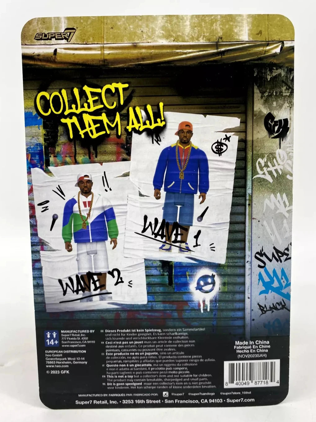 Ghostface Killah Wave 1 Super7 Reaction Figure - Brand New