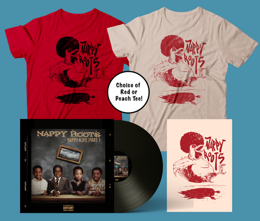 NAPPY4LIFE Part 1 Vinyl SIGNED & NUMBERED Bundle w/ Shirt & Poster