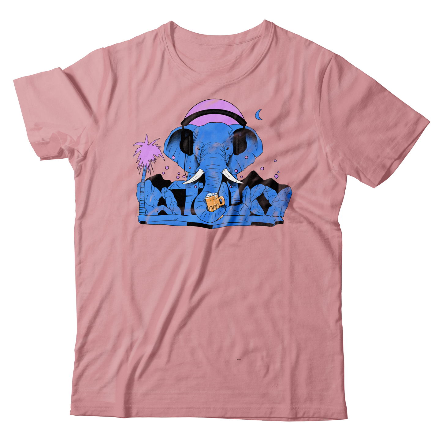 Atlantucky Thirsty Elephant Tee - Pink