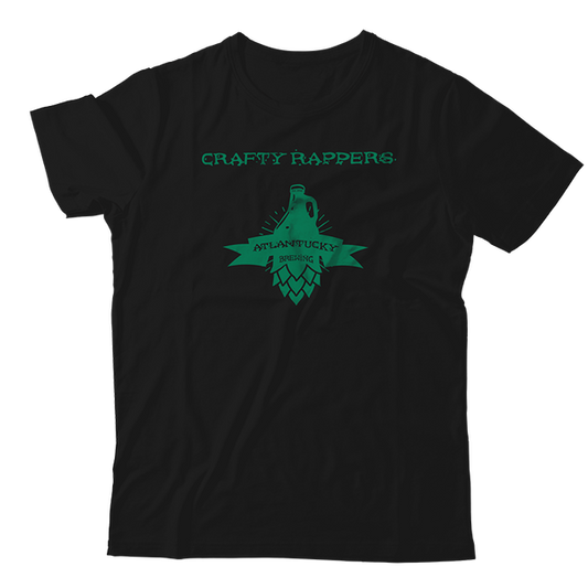 Crafty Rappers Tee Green Print