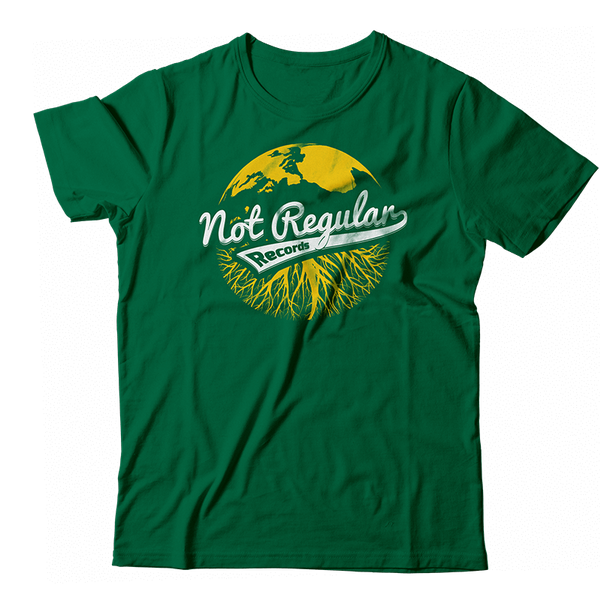 Not Regular Records Tee Green