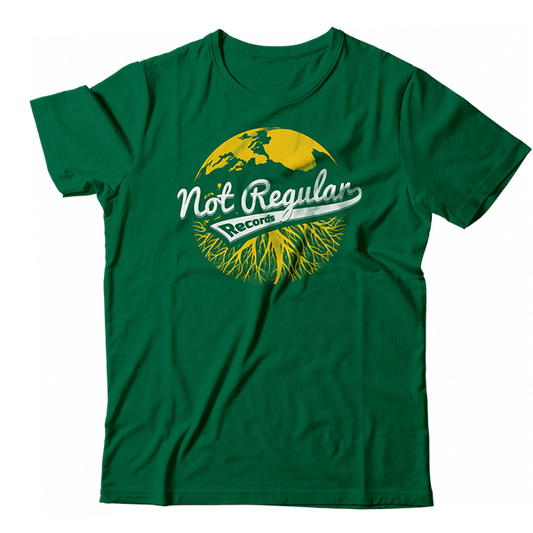 Not Regular Records Tee Green