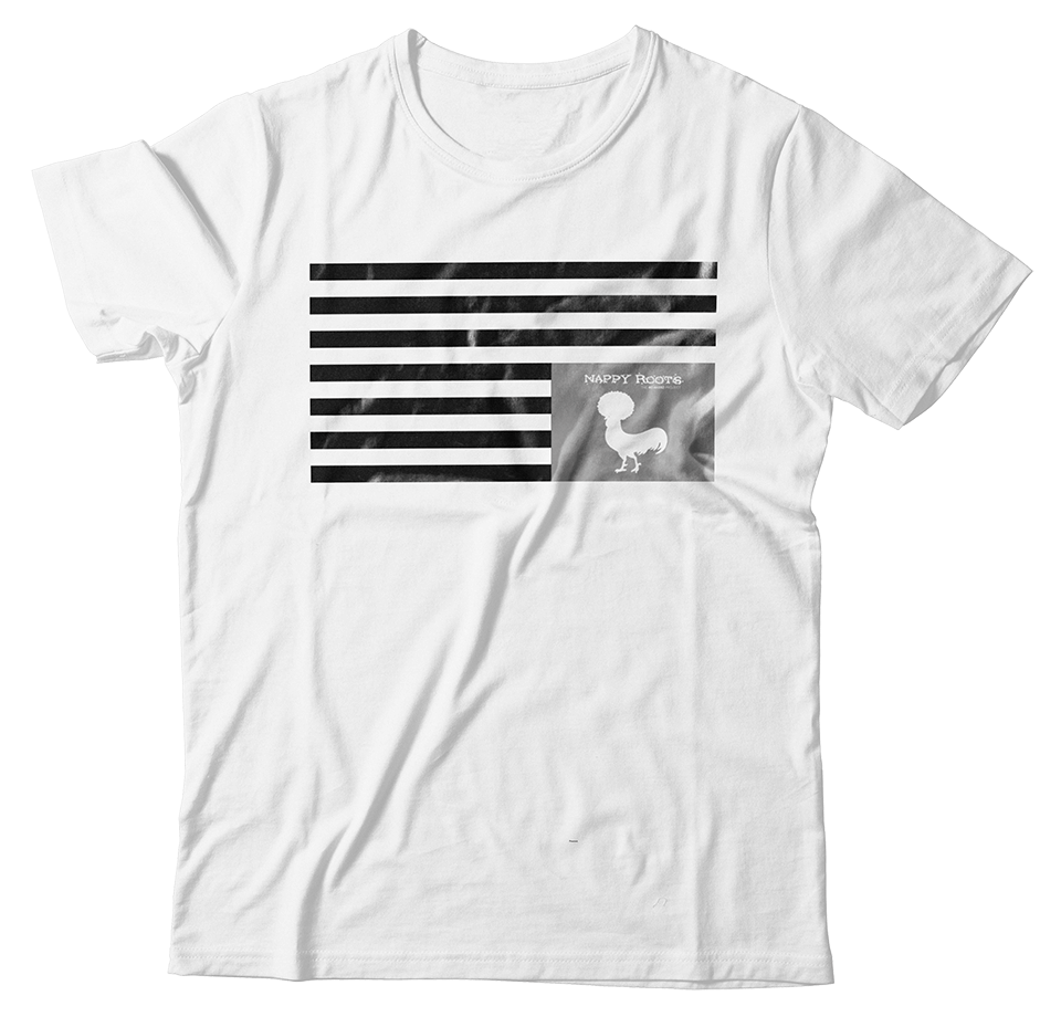 Nappy Flag White Tee