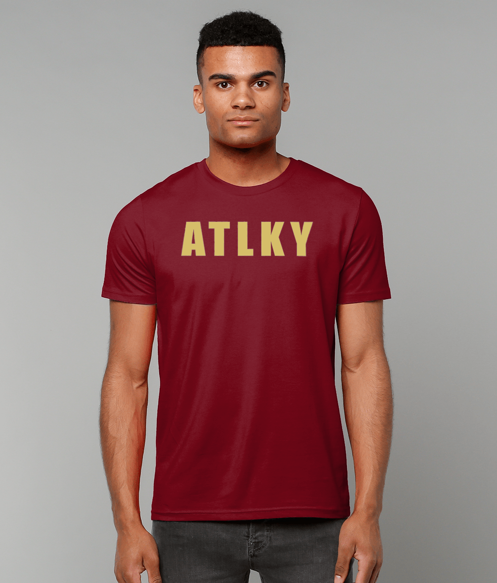 ATLKY Gold & Burgundy Tee