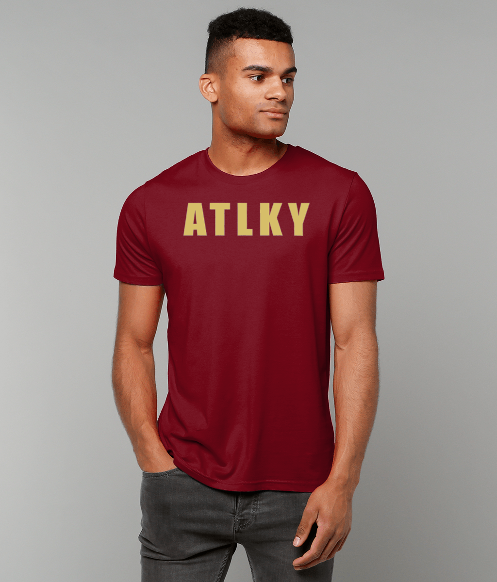 ATLKY Gold & Burgundy Tee