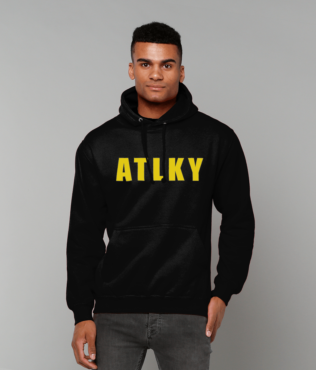 ATLKY Yellow on Black Hoodie