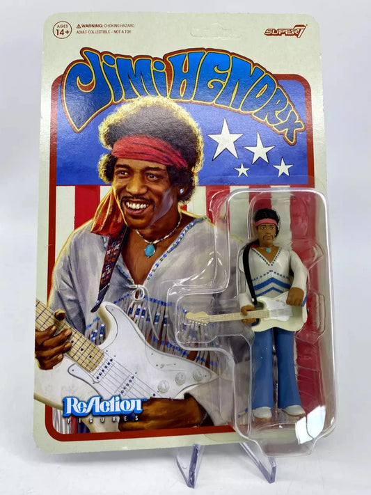 Jimi Hendrix Super7 Reaction Figure - Brand New