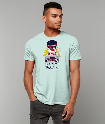 Kentucky Fly Chicken Nappy Roots Soft Tee - Caribbean Blue
